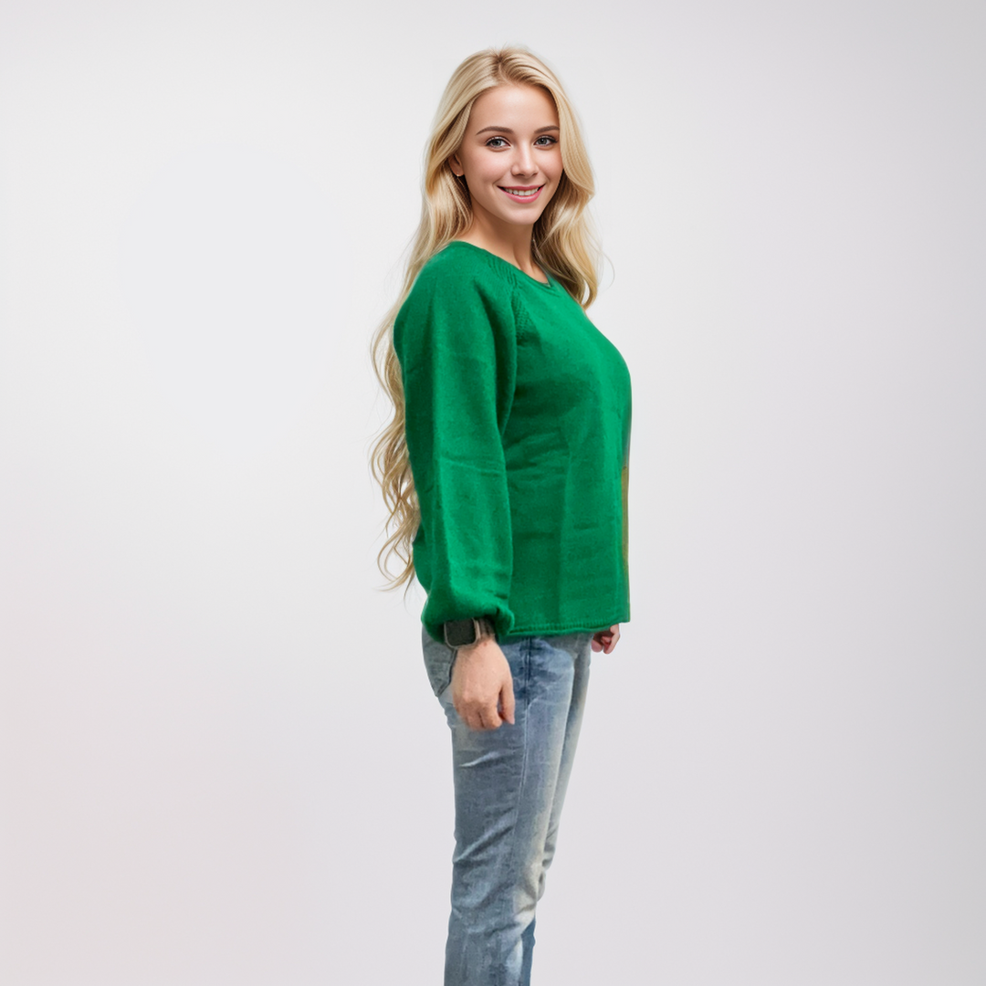 AVEN KNITE TOP - Green