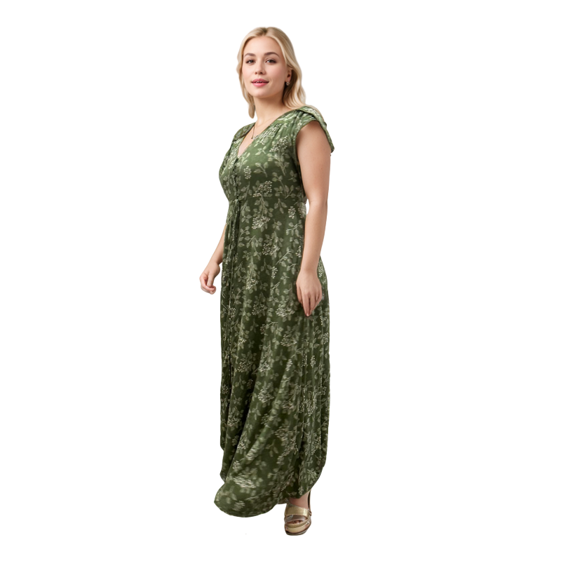 Amelia dress-Green