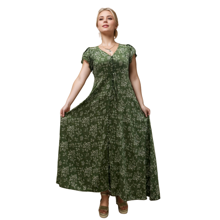 Amelia dress-Green