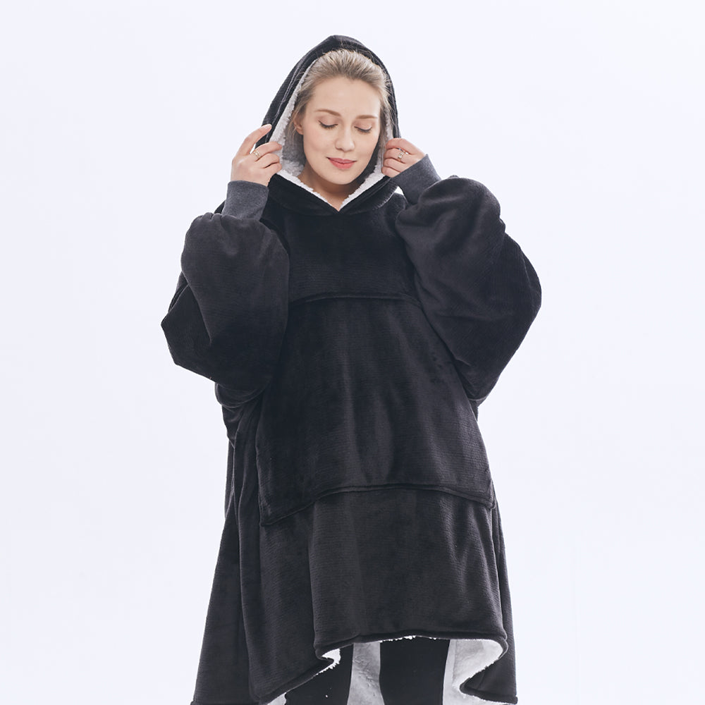 Black Blanket Hoodie