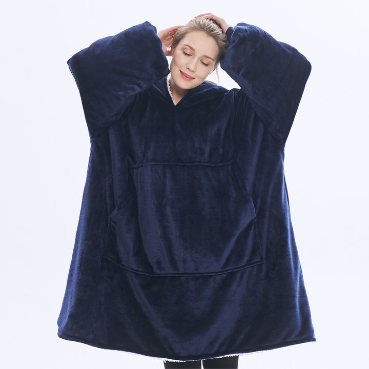 Navy Blanket Hoodie