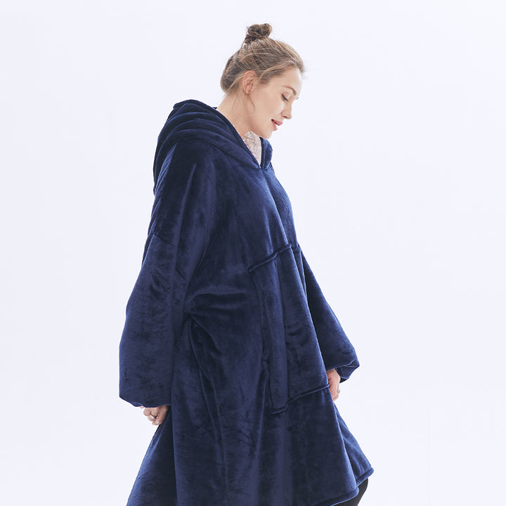 Navy Blanket Hoodie