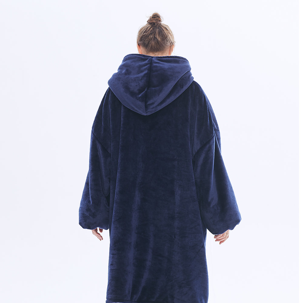 Navy Blanket Hoodie