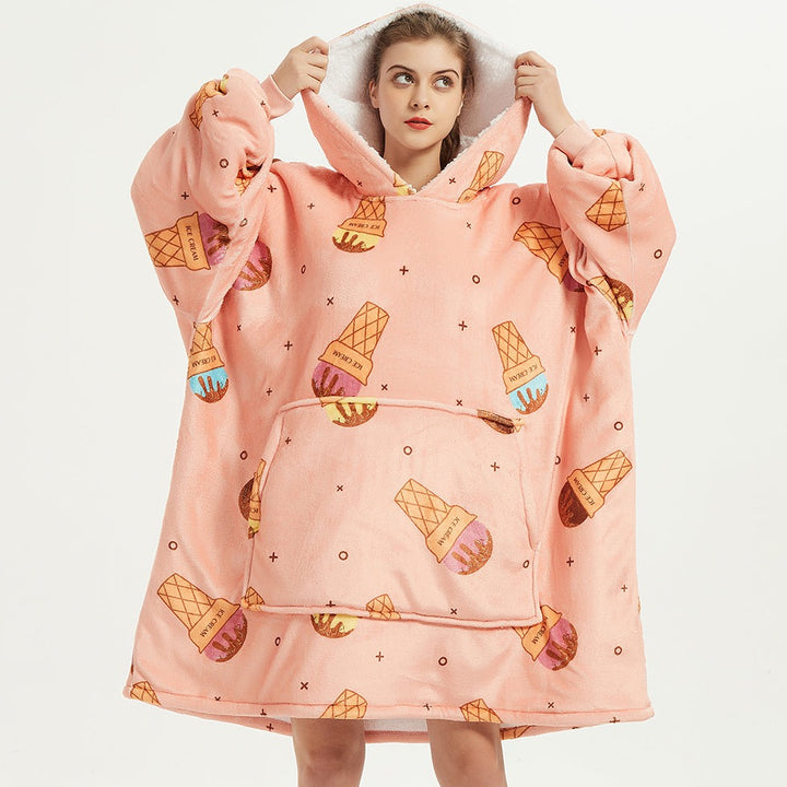 Ice Cream Blanket Hoodie