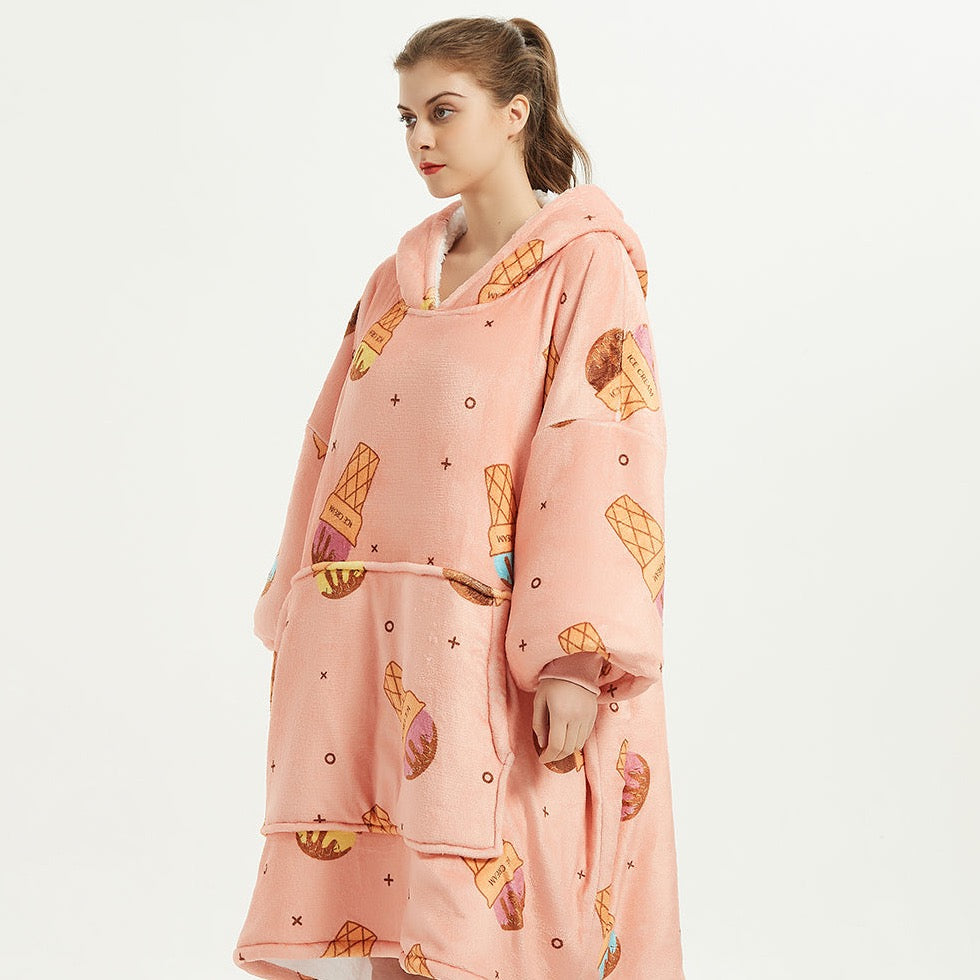 Ice Cream Blanket Hoodie