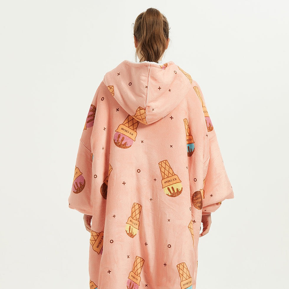 Ice Cream Blanket Hoodie