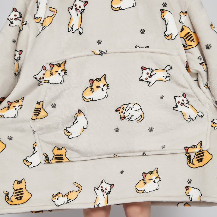 Cat Blanket Hoodie