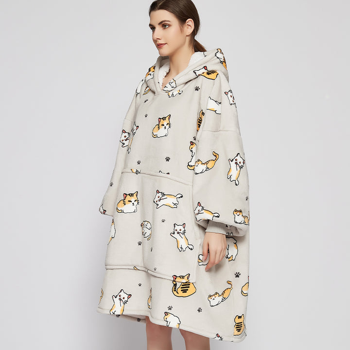 Cat Blanket Hoodie