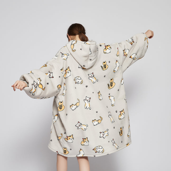 Cat Blanket Hoodie