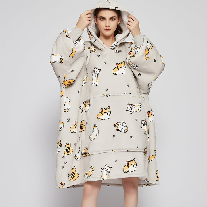 Cat Blanket Hoodie