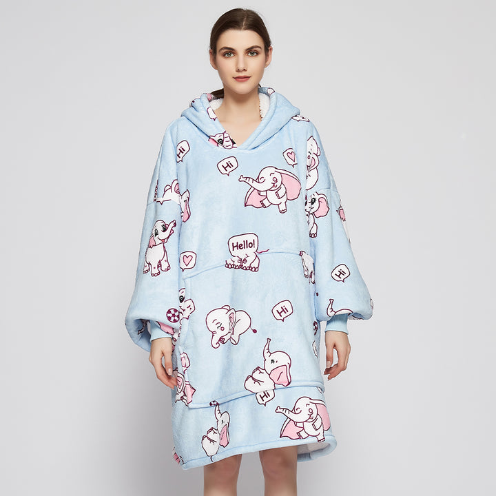 Elephant Blanket Hoodie