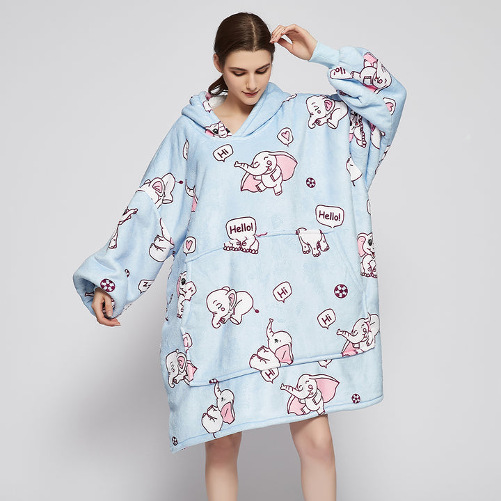 Elephant Blanket Hoodie