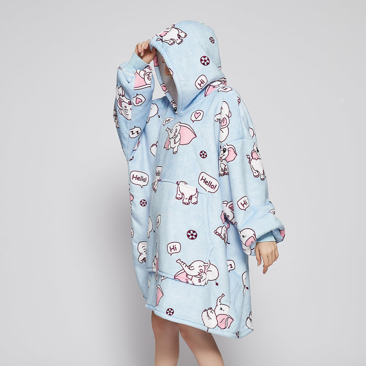 Elephant Blanket Hoodie