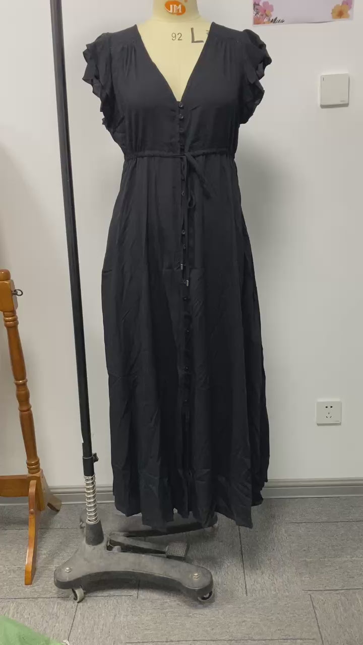 Hooper Dress In black