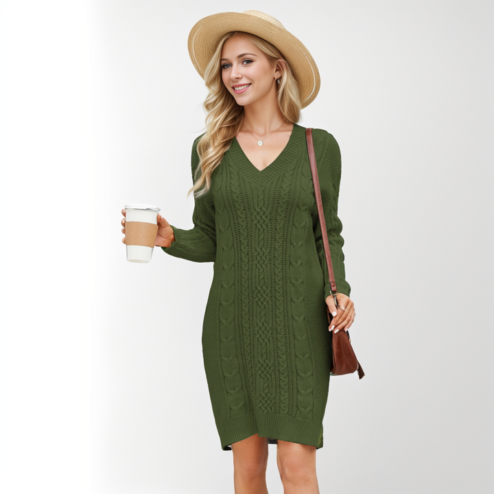 Ivy Knit Dress-Navy