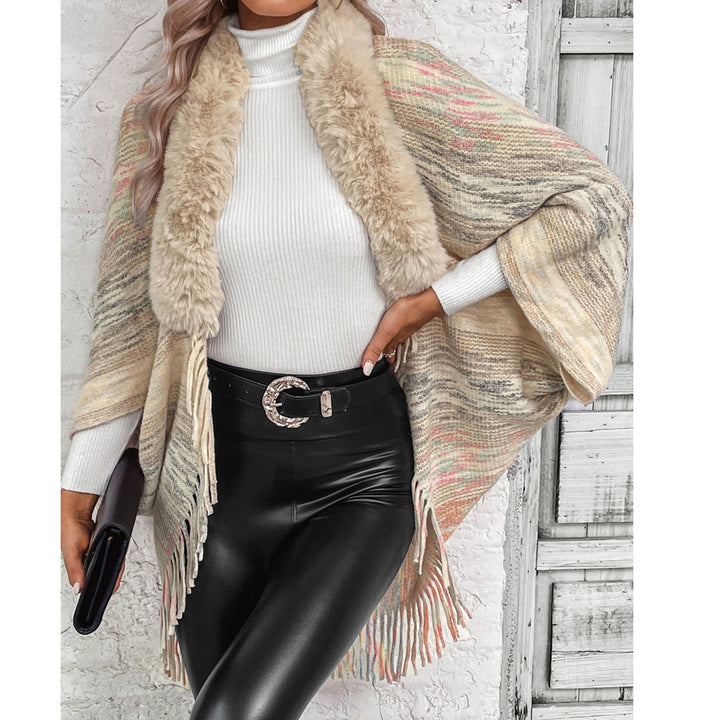 Tassel Fluffy Knit Cardigan