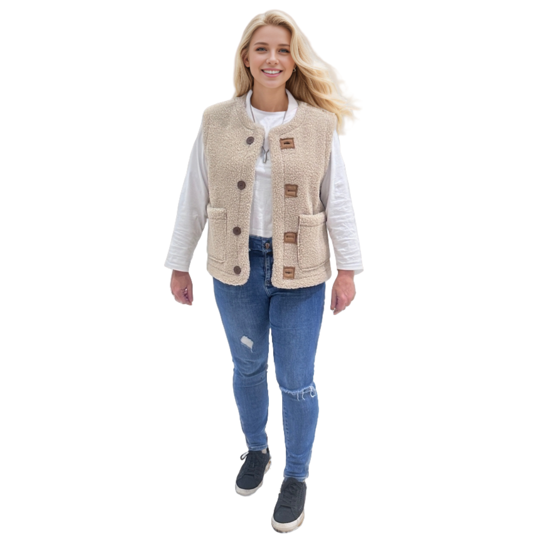 Reversible Mustang Sherpa Vest